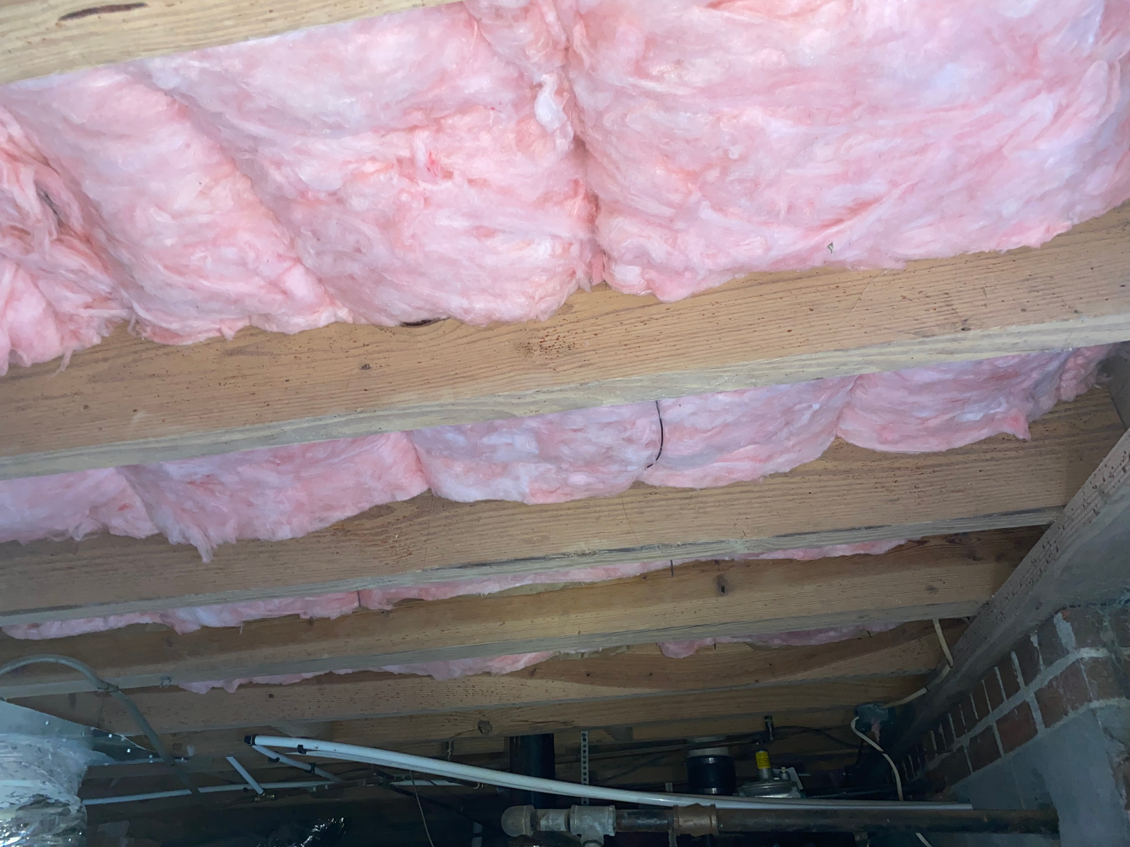 Floor insulation installation